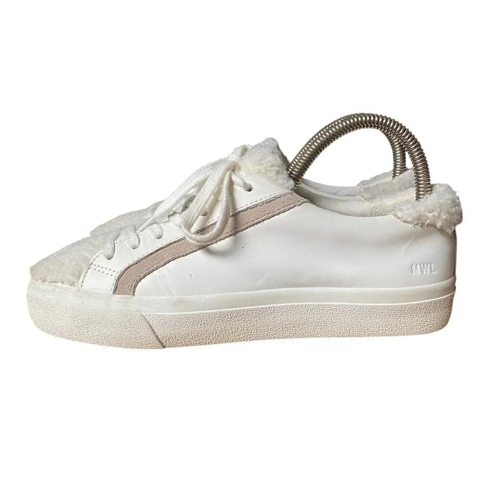 Madewell Shoes Ashen Sidewalk Low-top Sherpa lined Sneakers Size 7.5